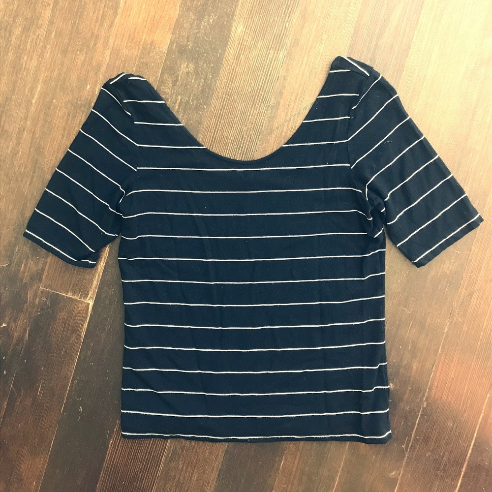 Scoop Neck Cropped Top - Ralph Lauren